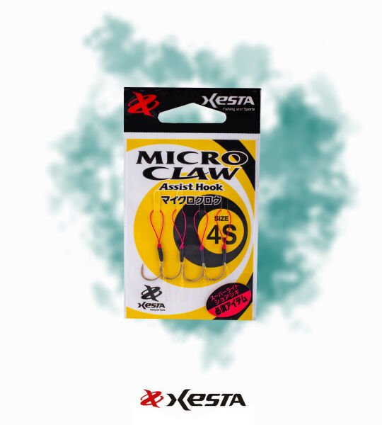 XESTA MICRO W CLAW DOUBLE ASSIST 4S 2P