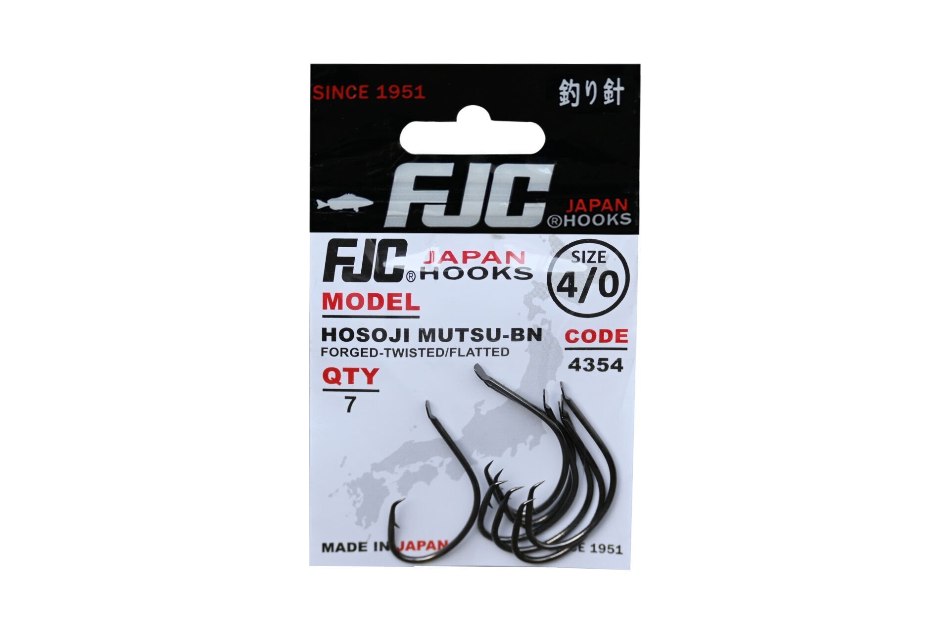 FJC4354 HOSOJI MUTSU BLACK NIKEL