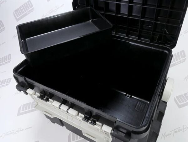 Meiho Bucket Mouth BM-7000 Siyah Takım Kutusu + Hard Belt BM-200 Askı