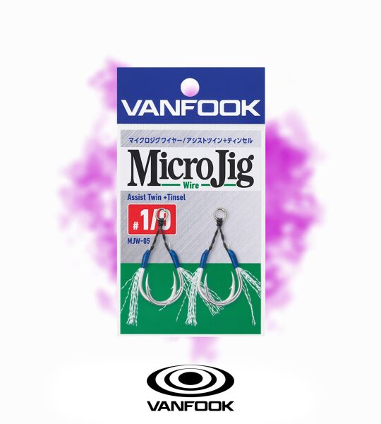 VANFOOK MJW-05 MICRO JIG WIRE TN ASIS 1CM 2P #1/0