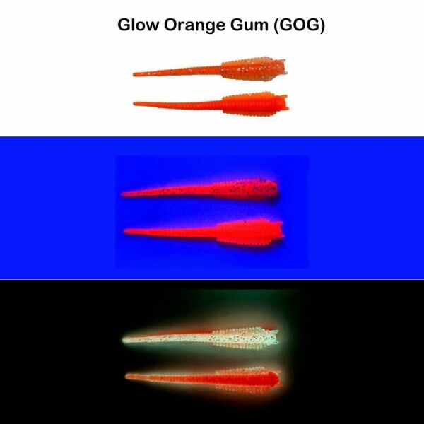 SPIINX SANDWORM SİLİKON 6CM 18P GLOW ORANGE GUM