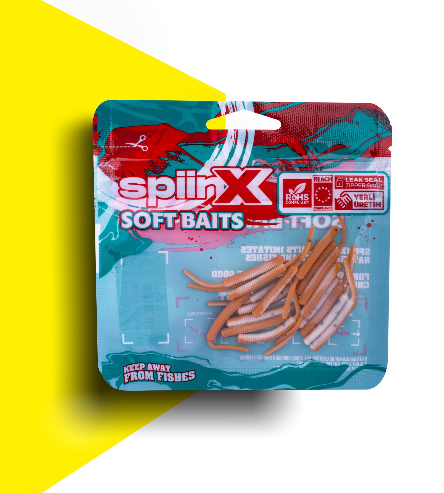 SPIINX BABY FISH SİLİKON 4.5CM 18P MILKY TAN