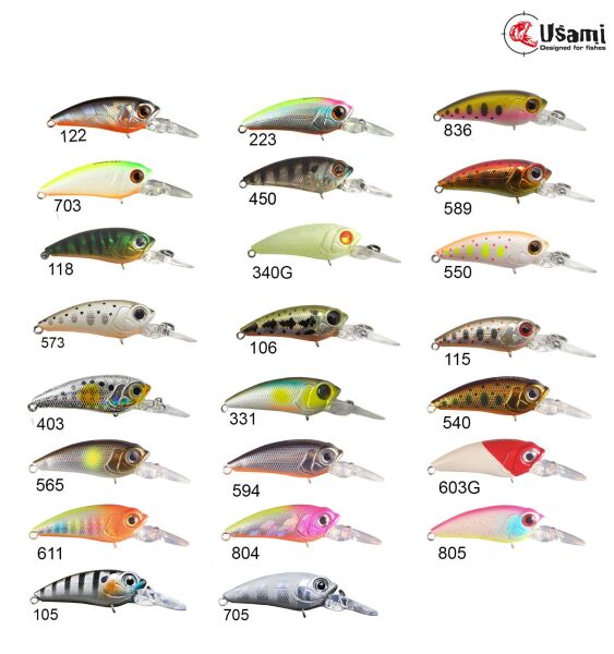 Usami Bottom Bouncer 40SP-MR 3.4 G Maket Balık 331