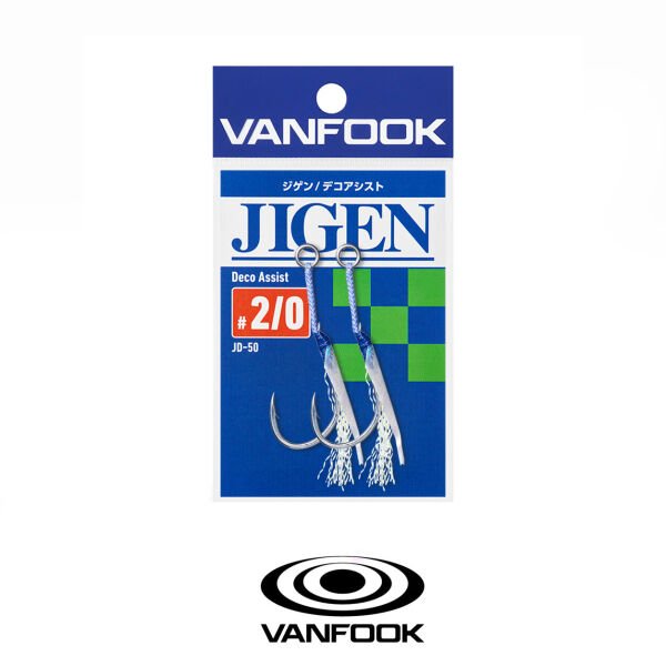 VANFOOK JD-50 JIGEN DECO ASSIST 2P #2/0