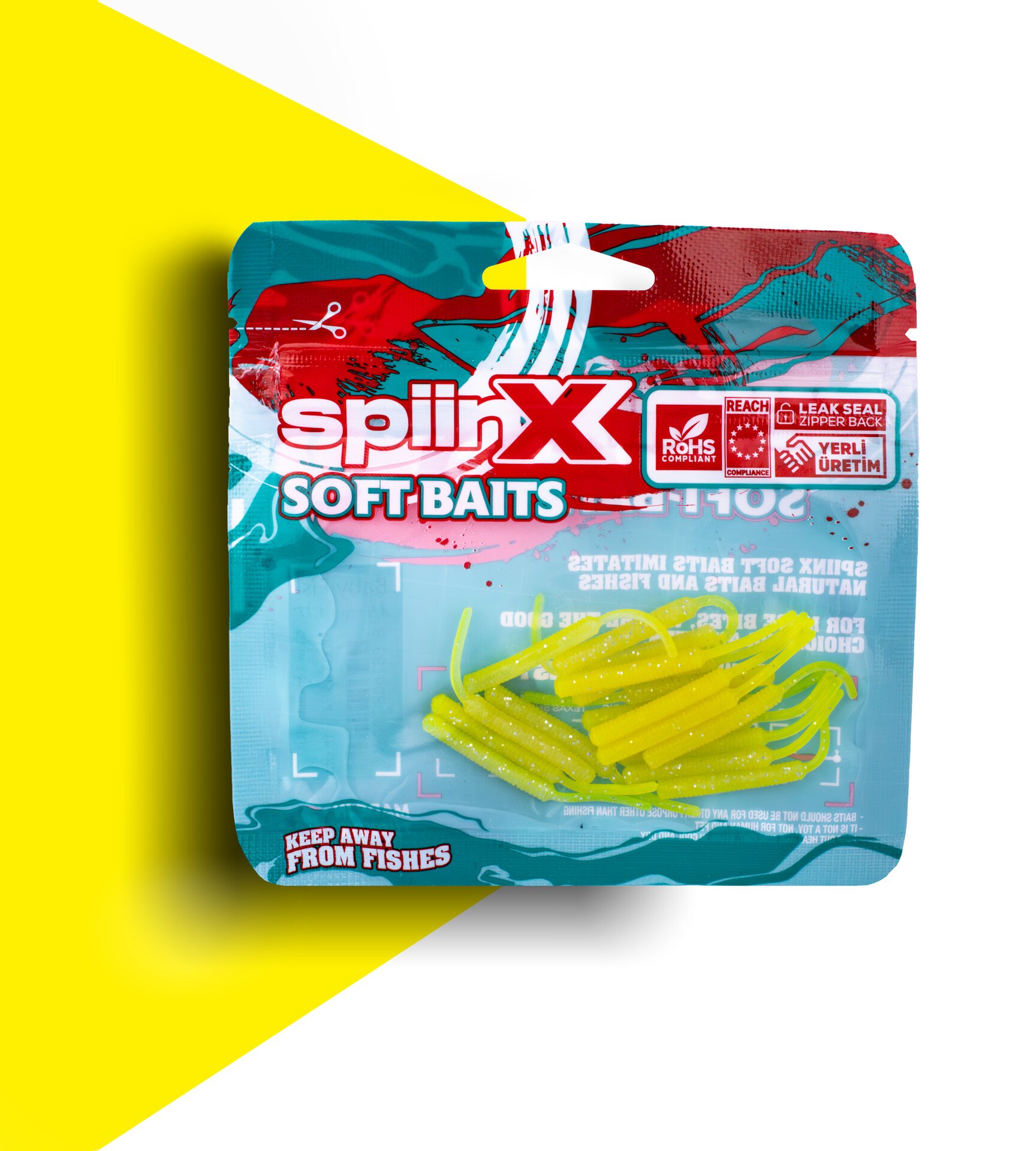 SPIINX BABY FISH SİLİKON 4.5CM 18P GLOW LEMONADE