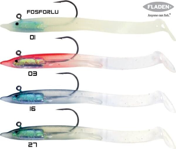 Fladen Portland Eel Zokali Silikon Yem 3P 20 cm
