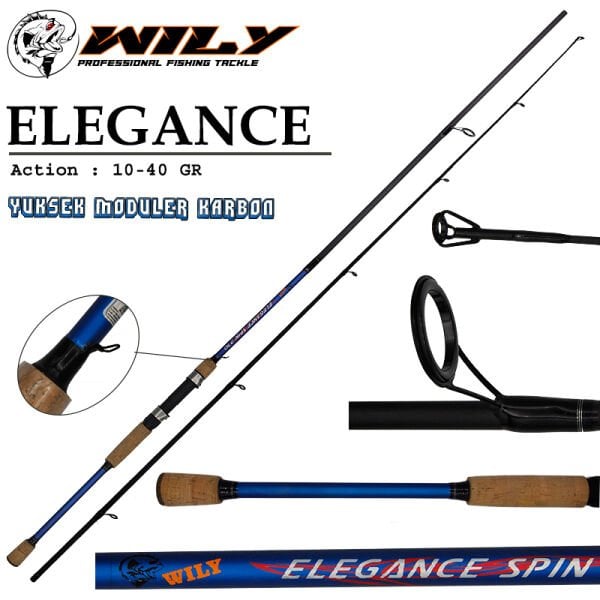 Wily Elegance Spin Kamış 10 - 40 gr