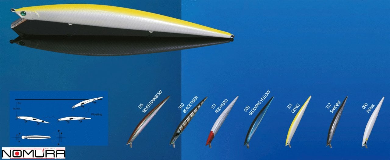 Nomura Nagasa 175mm 26g (0-2,5mt) Sahte Balık
