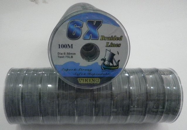 Viking Dyneema 6X Line Örgü Misina 100 MT NO: 0,30 / 45 LBS