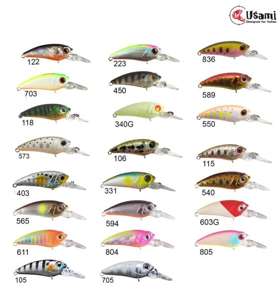 Usami Bottom Bouncer 40SP-MR 3.4 G Maket Balık 603G