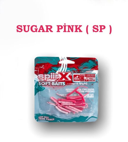 SPIINX BABY FISH SİLİKON 4.5CM 18P SUGAR PINK