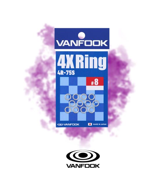 VANFOOK 4R-75S 4X HALKA SILVER 5P #8