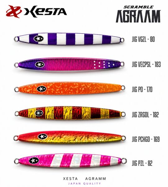 XESTA SCRAMBLE AGRAAM 160G JIG VGZL
