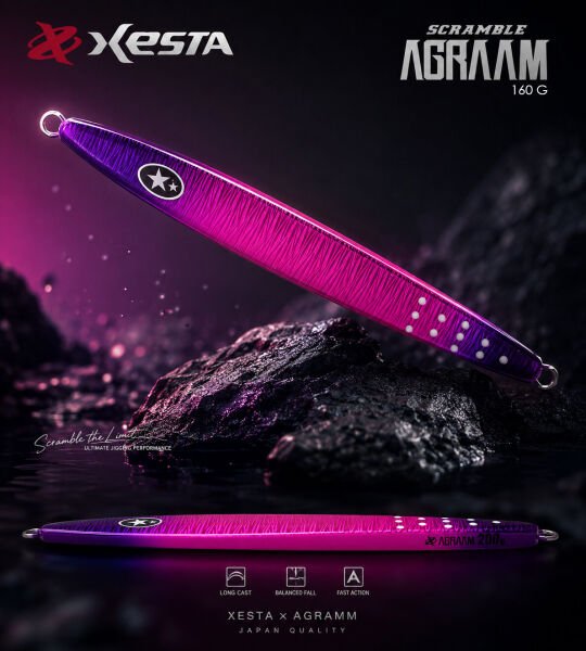 XESTA SCRAMBLE AGRAAM 160G JIG VECPSL