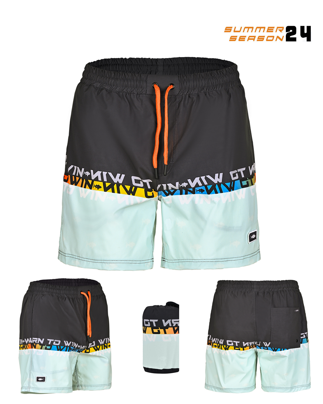 Fujin Pro Angler Short Mayo Anthracite Turquoise