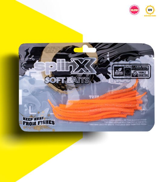 SPIINX ISOME SİLİKON 11CM 14P GLOW ORANGE GUM