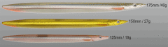 Savage gear B-SG Line Thru Sandeel 175mm 40g