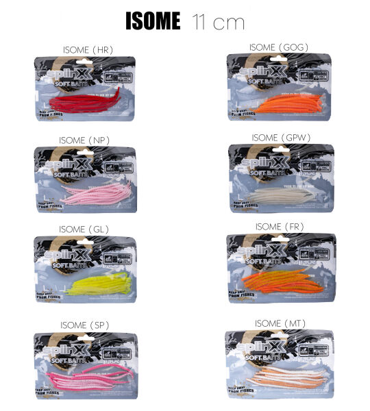 SPIINX ISOME SİLİKON 11CM 14P HOT RED
