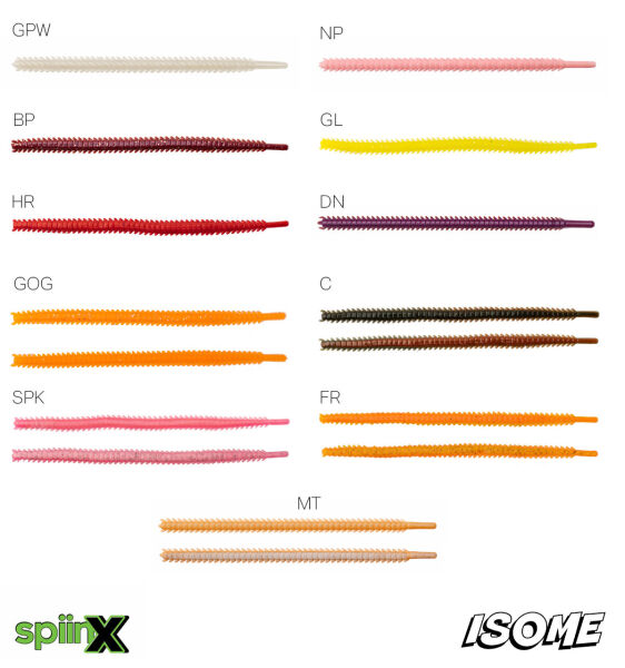SPIINX ISOME SİLİKON 11CM 14P HOT RED