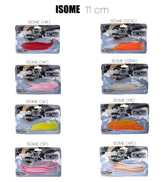 SPIINX ISOME SİLİKON 11CM 14P MILKY TAN