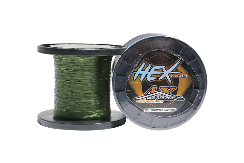 Fujin Hex Braid 4x 5000mt Moss Green PE Bobin İp