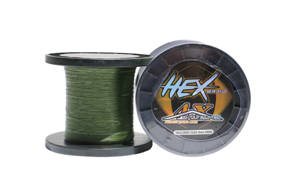 Fujin Hex Braid 4x 5000mt Moss Green PE Bobin İp