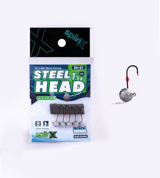 SPIINX STEEL HEAD JIGHEAD HAM 1.5G #8 5P
