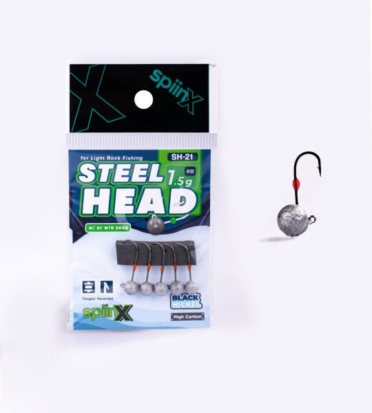 SPIINX STEEL HEAD JIGHEAD HAM 1.5G #8 5P