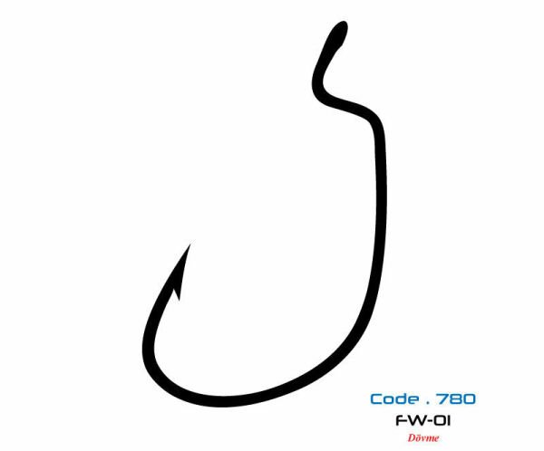 7801 FW-01 #1 BLACK NIKEL 8P