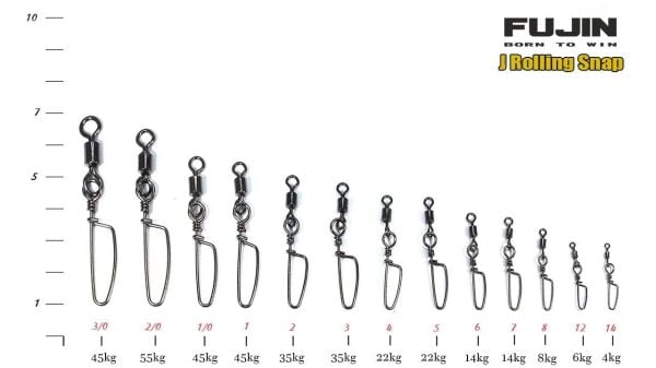Fujin J Rolling Snap Bilyalı Kilitli Klips Black Nickel