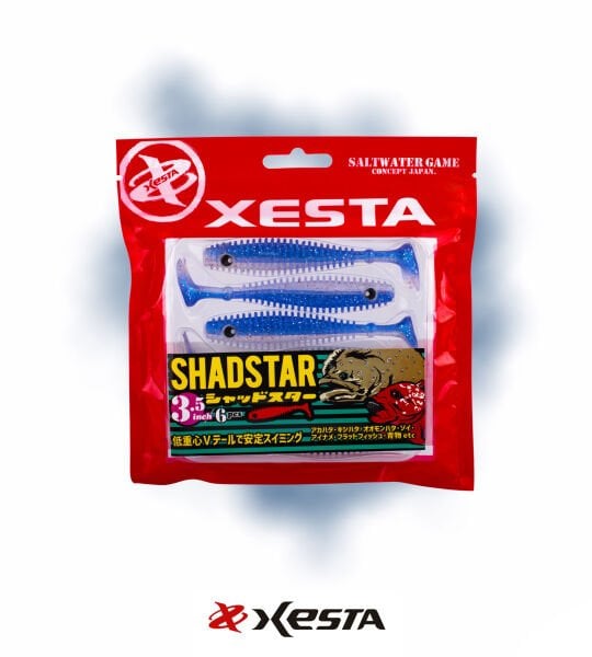 XESTA SHAD STAR SİLİKON 3.5'' 9.5CM KCBR 6P