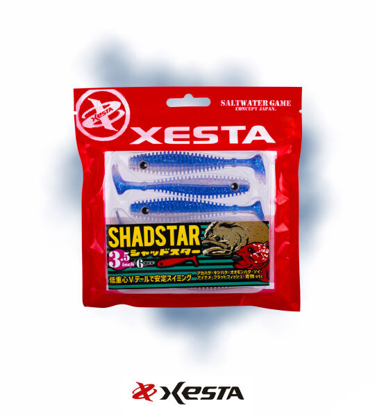 XESTA SHAD STAR SİLİKON 3.5'' 9.5CM KCBR 6P