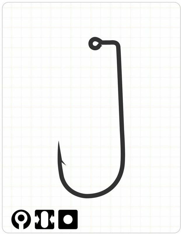 2101 AB JIG #1/0 BLACK NIKEL 6P