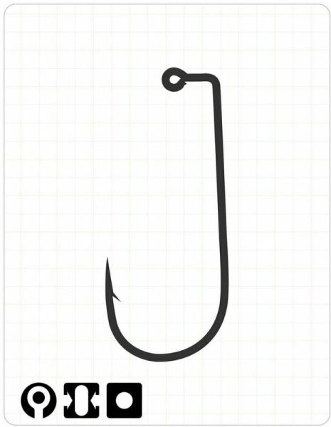 2101 AB JIG #1/0 BLACK NIKEL 6P