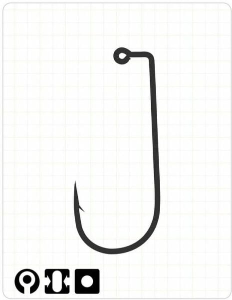 2101 AB JIG #1/0 BLACK NIKEL 6P