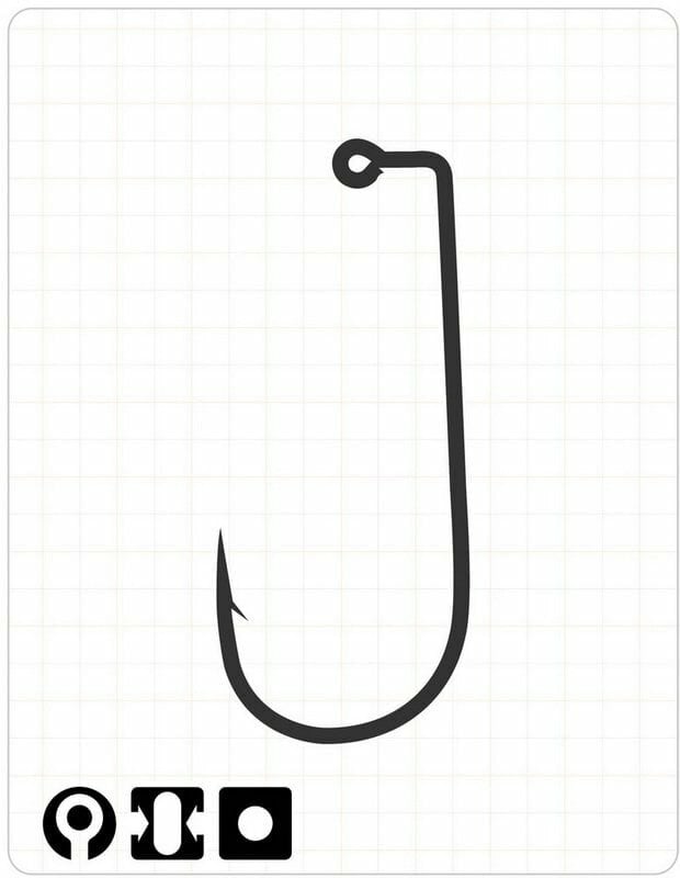 2101 AB JIG #2/0 BLACK NIKEL 5P