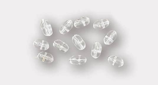 Fladen 4 Yön Şeffaf Boncuk 12P