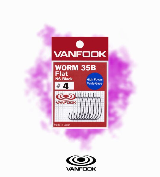 VANFOOK WORM-35B FLAT NS BLACK 9P #4