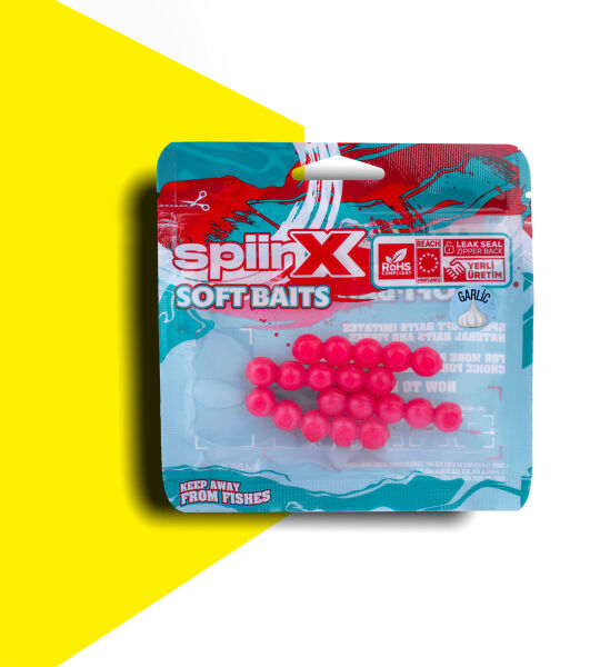 SPIINX FISH EGGS 10MM 20P SARIMSAK UV PINKY