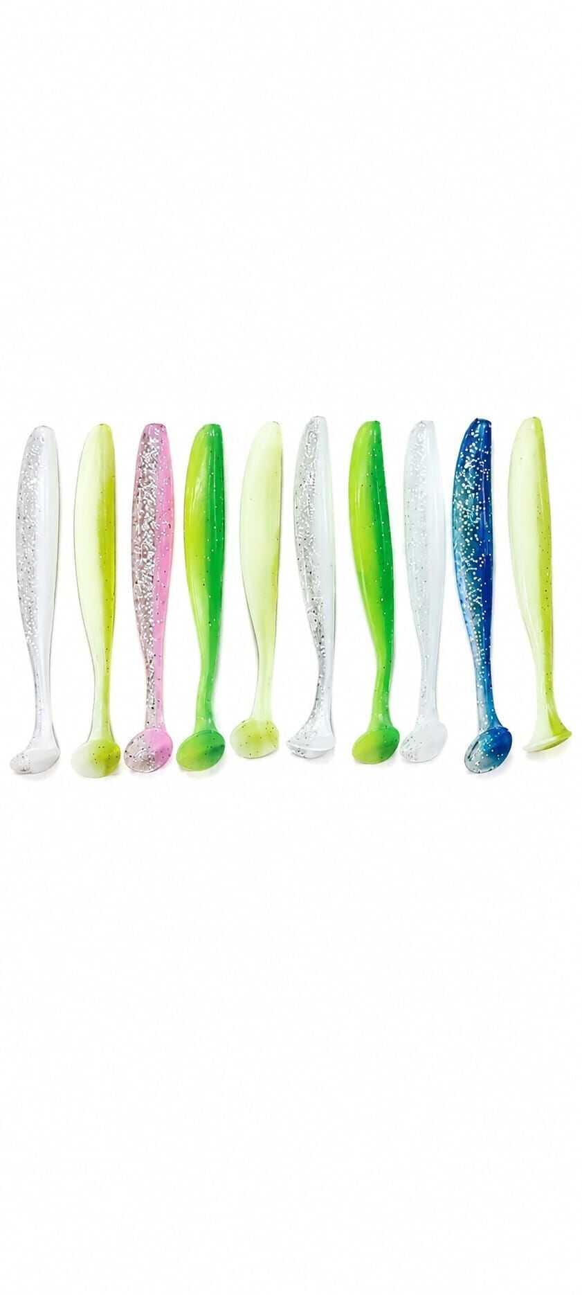 NORTH SİLİKON BALIK 10LU PAKET 9 CM MİX