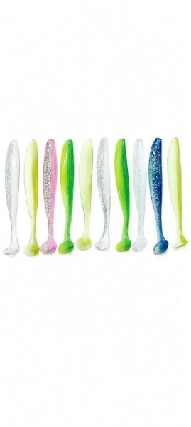 NORTH SİLİKON BALIK 10LU PAKET 9 CM MİX