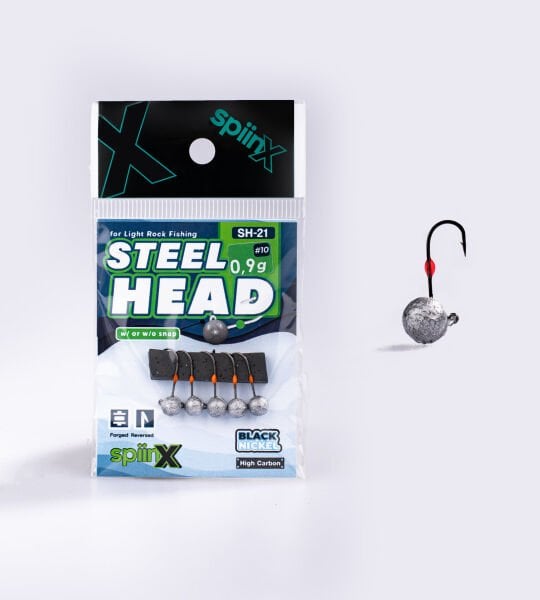 SPIINX STEEL HEAD JIGHEAD HAM 0.9G #10 5P