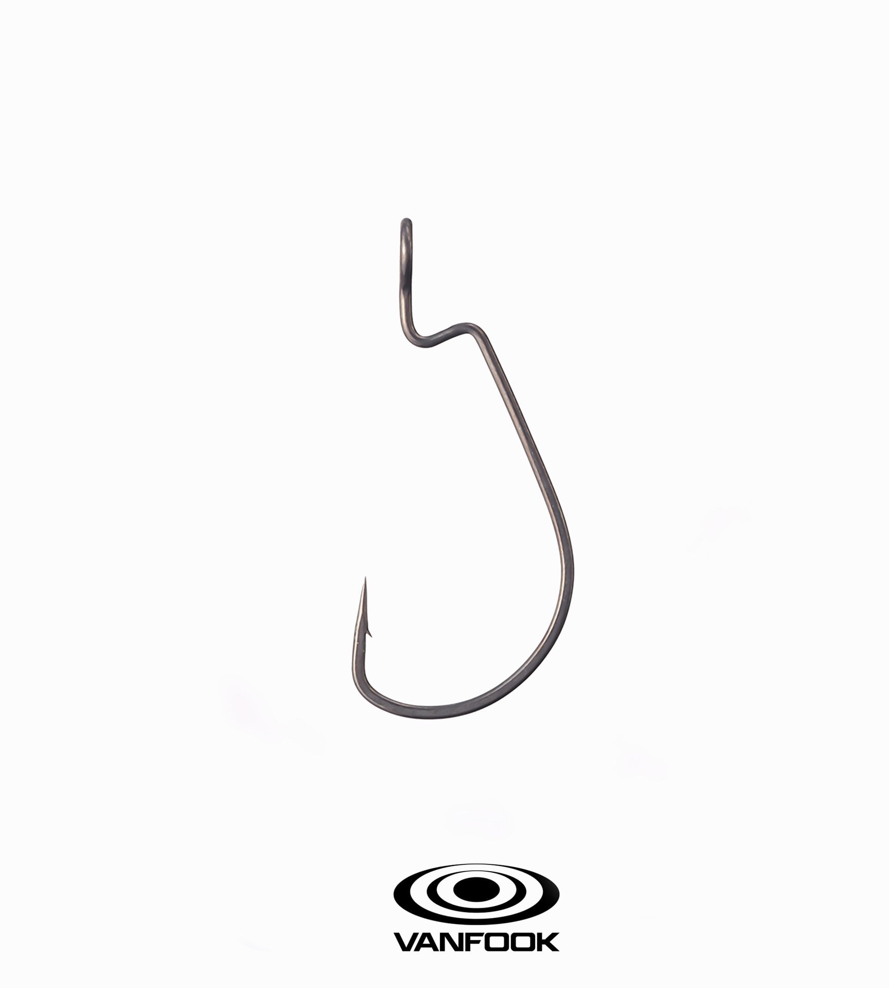 VANFOOK WORM-48F LARGE EYE FS BK 6P #2