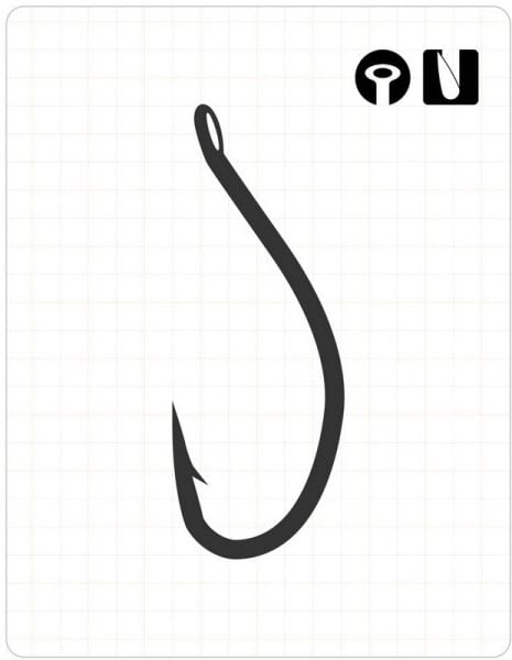 Fudo 2401 Carp Black Nikel Sazan İğnesi 2