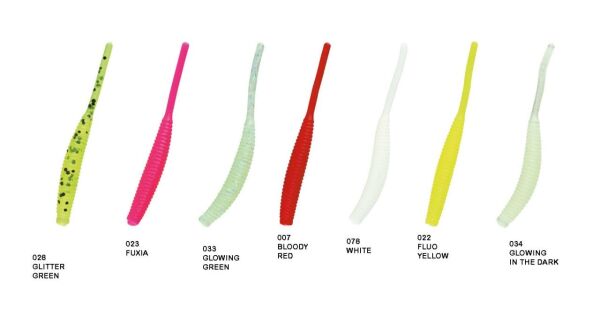 Nomura Long Taıl 5cm 0.5g 12 Adet Lrf Silikonu