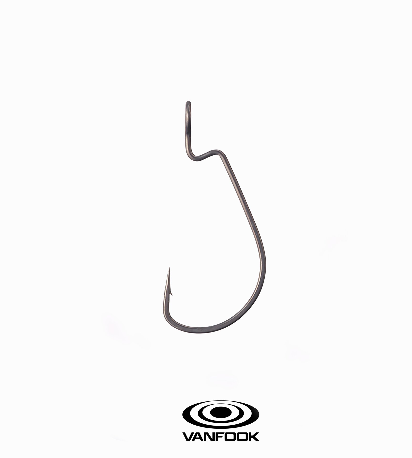 VANFOOK WORM-48F LARGE EYE FS BK 6P #1