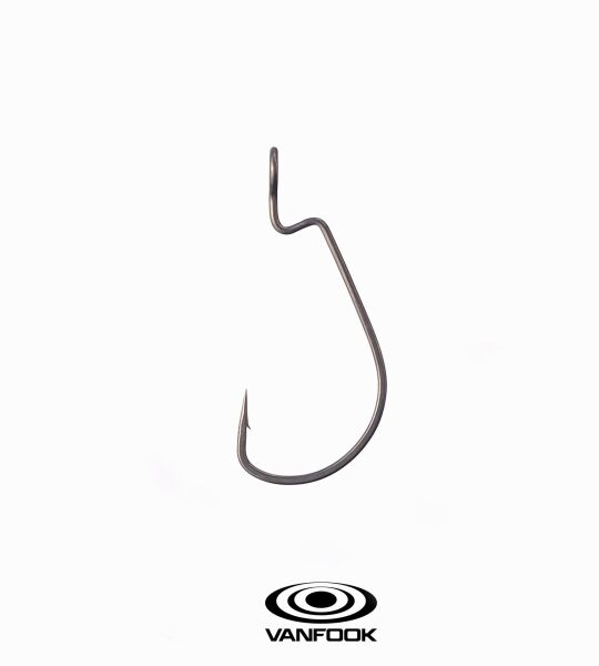 VANFOOK WORM-48F LARGE EYE FS BK 6P #1