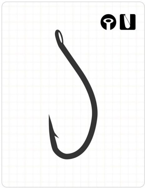 Fudo 2401 Carp Black Nikel Sazan İğnesi 4