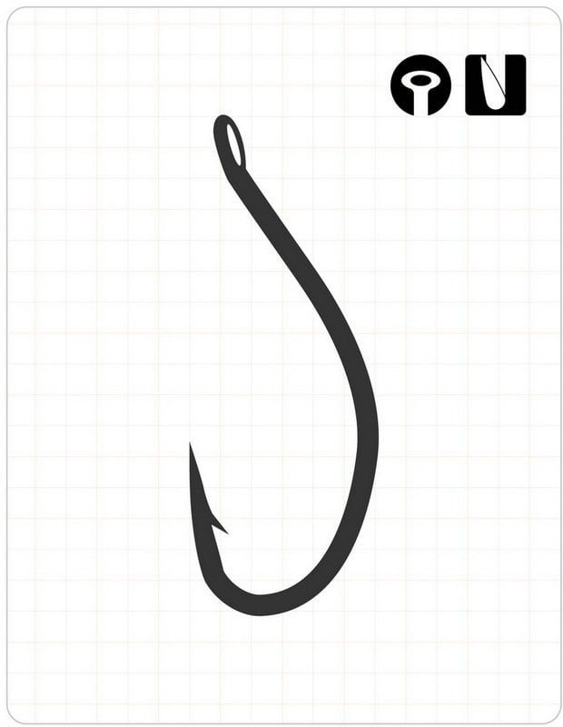 Fudo 2401 Carp Black Nikel Sazan İğnesi 6