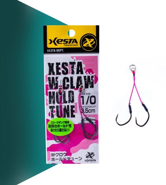 XESTA W CLAW HOLD TUNE ASSIST IĞNE DOUBLE 3.5 CM #1/0 2P